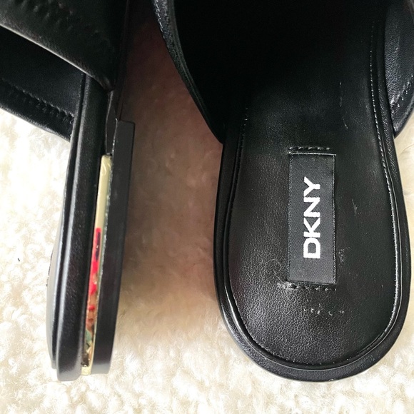 DKNY Black Mules Size 10 - Picture 12 of 15